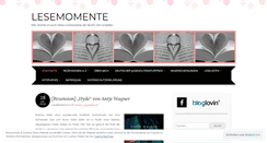 Desktop Screenshot of lesemomente.net